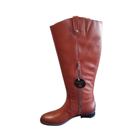 INC Womens Fawne Leather Over The Knee Riding Boots Size 6.5 - Picture 10 of 16